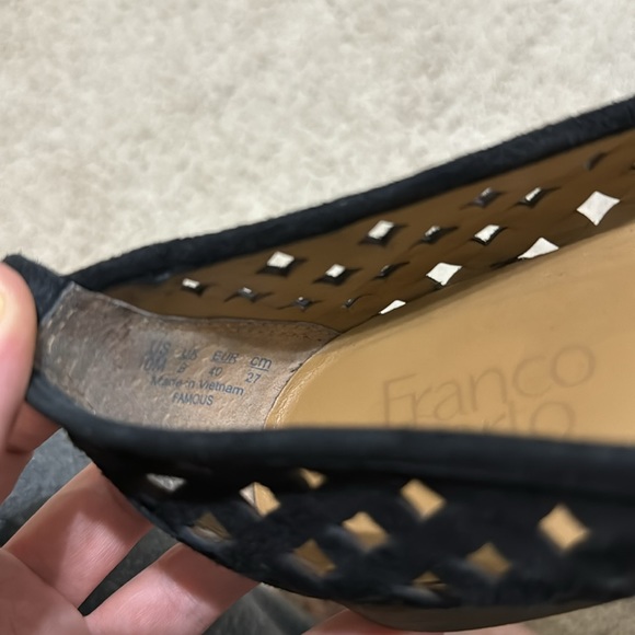 Franco Sarto, Black Flats, Size 10M - Picture 3 of 4